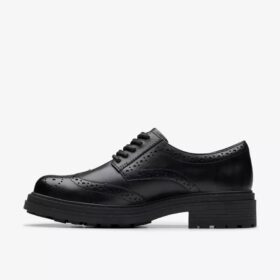 Mocassins Derby Orinoco3 pour femme en cuir noir