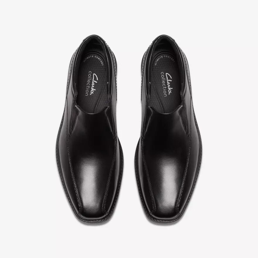 Mocassins Dresslite Step en cuir noir pour homme Mocassins Dresslite Step en cuir noir pour homme