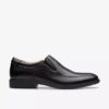 Mocassins Eldredge Step en cuir noir pour homme Mocassins Eldredge Step en cuir noir pour homme