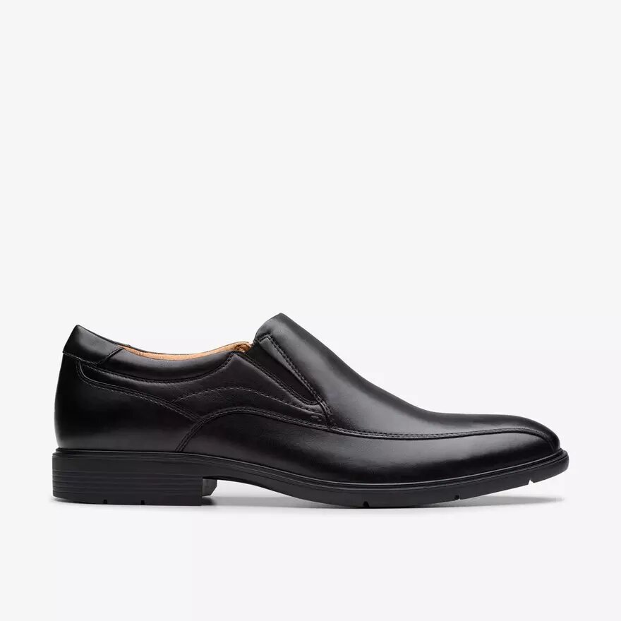 Mocassins Eldredge Step en cuir noir pour homme Mocassins Eldredge Step en cuir noir pour homme