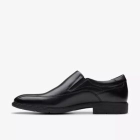 Mocassins Eldredge Step en cuir noir pour homme