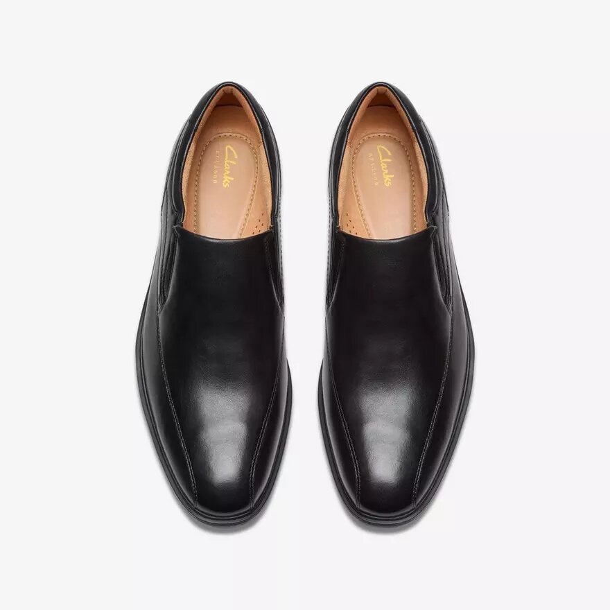 Mocassins Eldredge Step en cuir noir pour homme Mocassins Eldredge Step en cuir noir pour homme