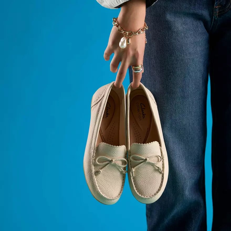 Mocassins Elliotte Sail en cuir crème pour femme Mocassins Elliotte Sail en cuir crème pour femme