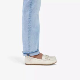 Mocassins Elliotte Sail en cuir crème pour femme