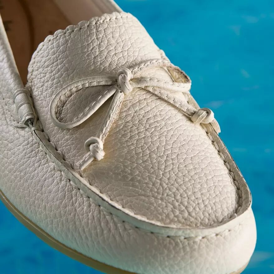 Mocassins Elliotte Sail en cuir crème pour femme Mocassins Elliotte Sail en cuir crème pour femme