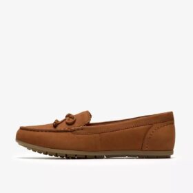Mocassins Elliotte Sail en nubuck beige pour femme
