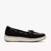 Mocassins en toile noirs Breezesky Bay pour femme Mocassins en toile noirs Breezesky Bay pour femme