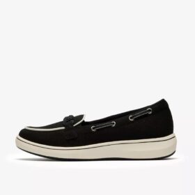 Mocassins en toile noirs Breezesky Bay pour femme