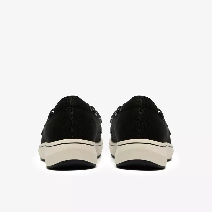 Mocassins en toile noirs Breezesky Bay pour femme Mocassins en toile noirs Breezesky Bay pour femme