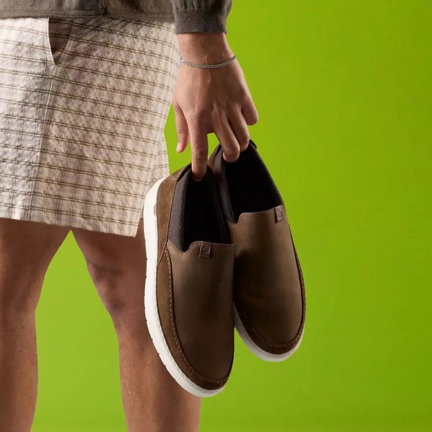 Mocassins à enfiler Flexwell Step Beeswax pour homme Mocassins à enfiler Flexwell Step Beeswax pour homme