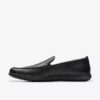 Mocassins Flexway Step en cuir noir pour homme Mocassins Flexway Step en cuir noir pour homme