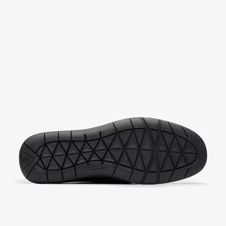 Mocassins Flexway Step en cuir noir pour homme Mocassins Flexway Step en cuir noir pour homme