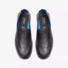 Mocassins Flexway Step en cuir noir pour homme Mocassins Flexway Step en cuir noir pour homme