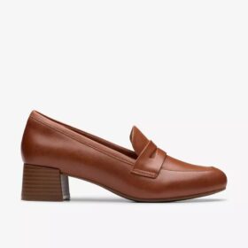 Mocassins Iridessa Sky en cuir beige foncé pour femme