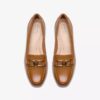 Mocassins Juliet Echo en cuir beige pour femme Mocassins Juliet Echo en cuir beige pour femme