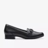 Mocassins Juliet Echo en cuir noir pour femme Mocassins Juliet Echo en cuir noir pour femme