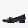 Mocassins Juliet Echo en cuir noir pour femme Mocassins Juliet Echo en cuir noir pour femme