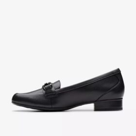 Mocassins Juliet Echo en cuir noir pour femme
