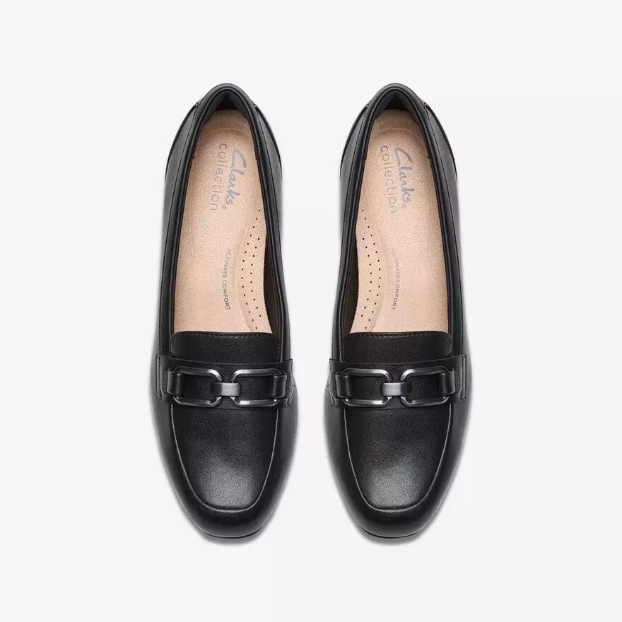 Mocassins Juliet Echo en cuir noir pour femme Mocassins Juliet Echo en cuir noir pour femme