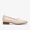 Mocassins Krystine Lily en cuir crème pour femme Mocassins Krystine Lily en cuir crème pour femme