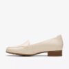 Mocassins Krystine Lily en cuir crème pour femme Mocassins Krystine Lily en cuir crème pour femme