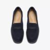Mocassins Lauryl Step en daim bleu marine pour femme