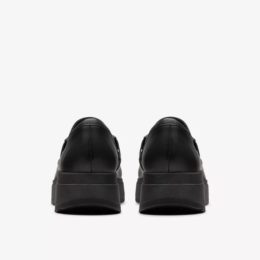 Mocassins Loriini Izzy en cuir noir pour femme Mocassins Loriini Izzy en cuir noir pour femme