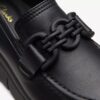 Mocassins Loriini Izzy en cuir noir pour femme Mocassins Loriini Izzy en cuir noir pour femme