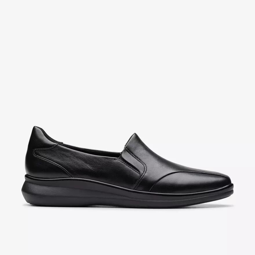 Mocassins Lynell Edge en cuir noir pour femme Mocassins Lynell Edge en cuir noir pour femme