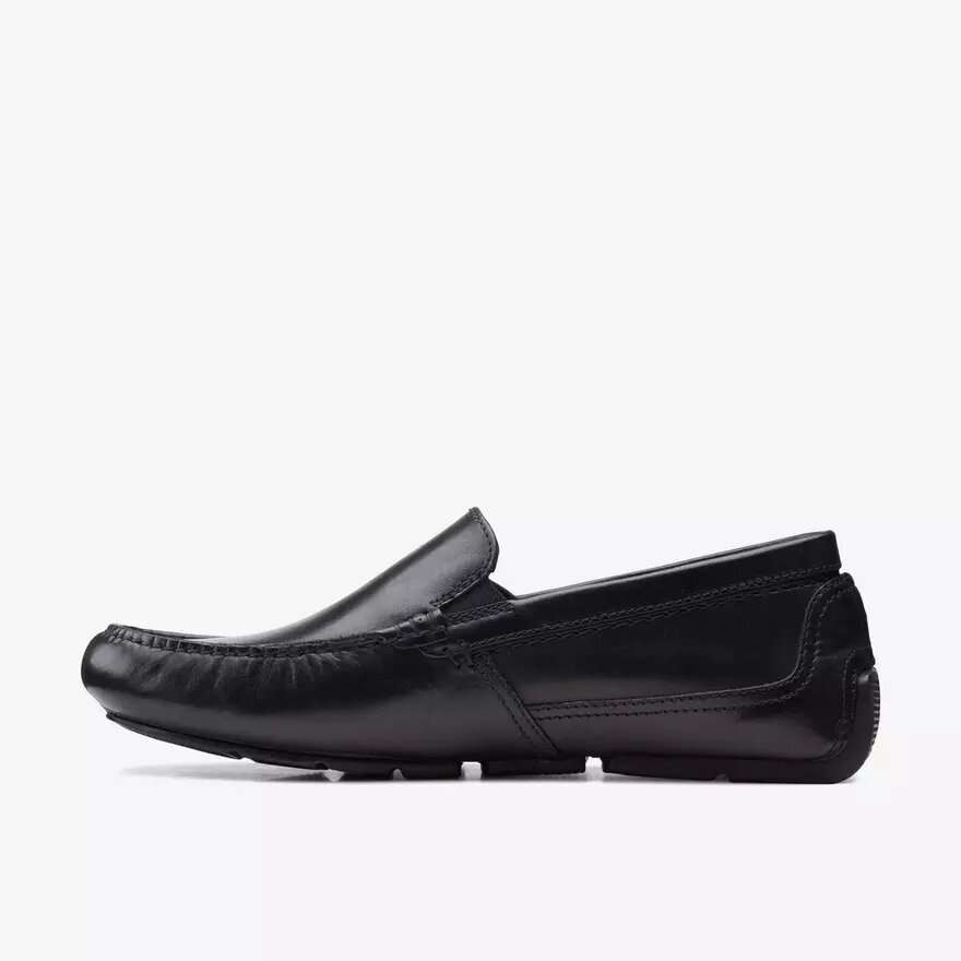 Mocassins Markman Plain en cuir noir pour homme Mocassins Markman Plain en cuir noir pour homme