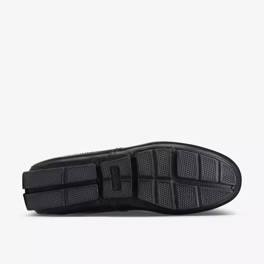 Mocassins Markman Plain en cuir noir pour homme Mocassins Markman Plain en cuir noir pour homme