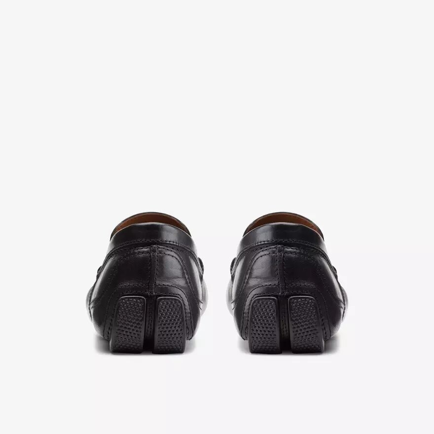 Mocassins Markman Plain en cuir noir pour homme Mocassins Markman Plain en cuir noir pour homme