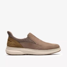 Mocassins Mullan Step pour homme, gris, à empiècements