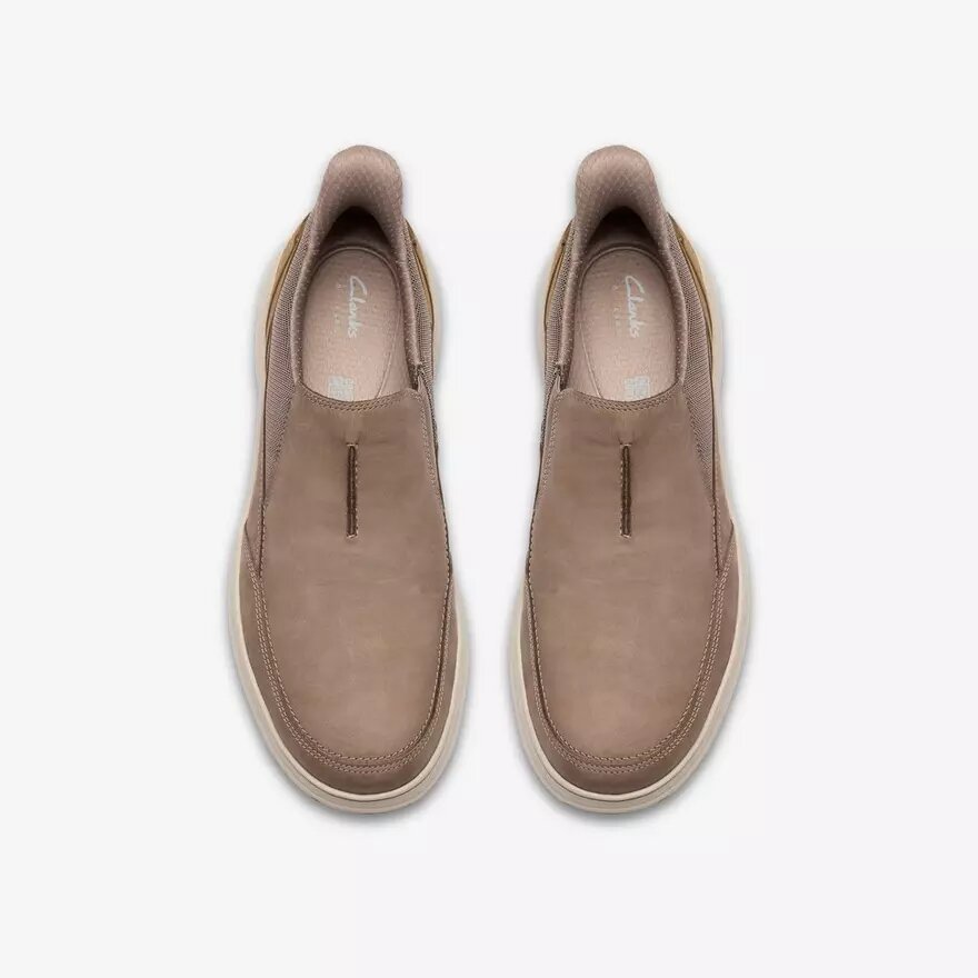 Mocassins Mullan Step pour homme, gris, à empiècements Mocassins Mullan Step pour homme, gris, à empiècements