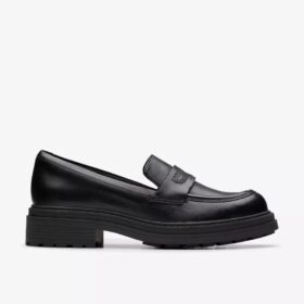 Mocassins Orinoco3 Edge en cuir noir pour femme, taille US