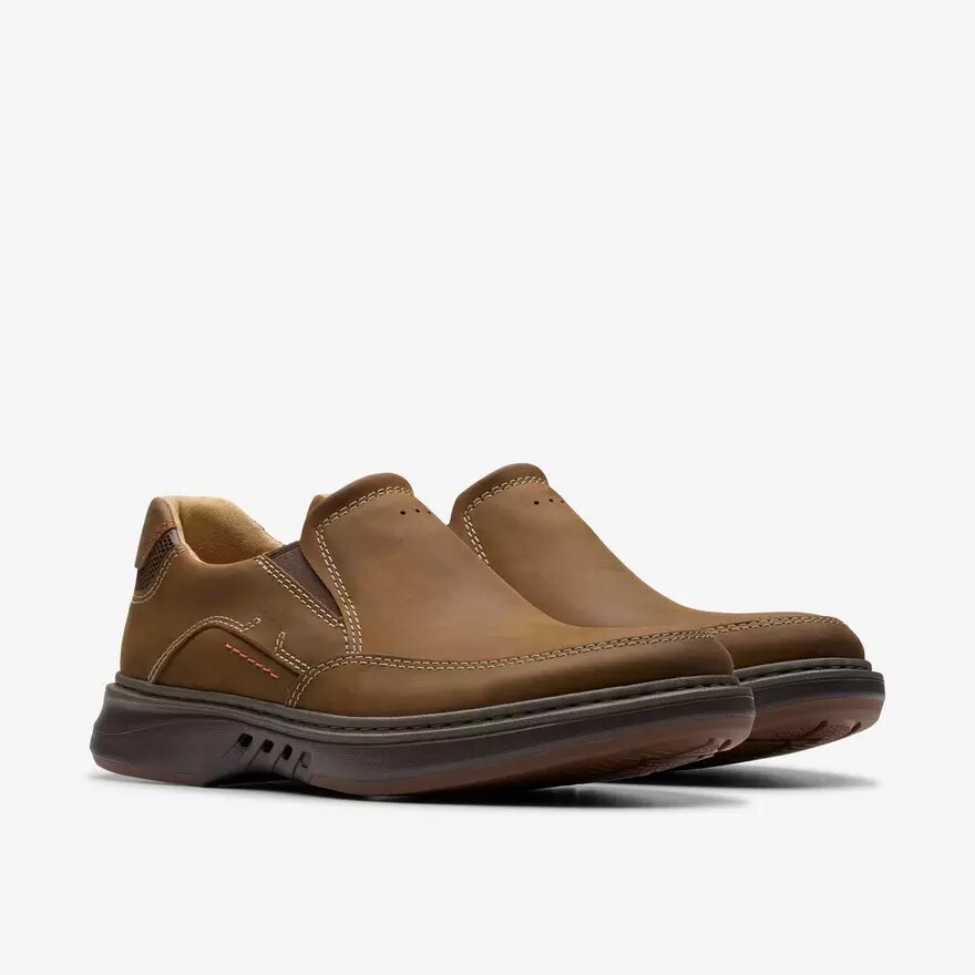 Mocassins pour homme Un Briley Step en cuir ciré | Clark’s Mocassins pour homme Un Briley Step en cuir ciré | Clark’s