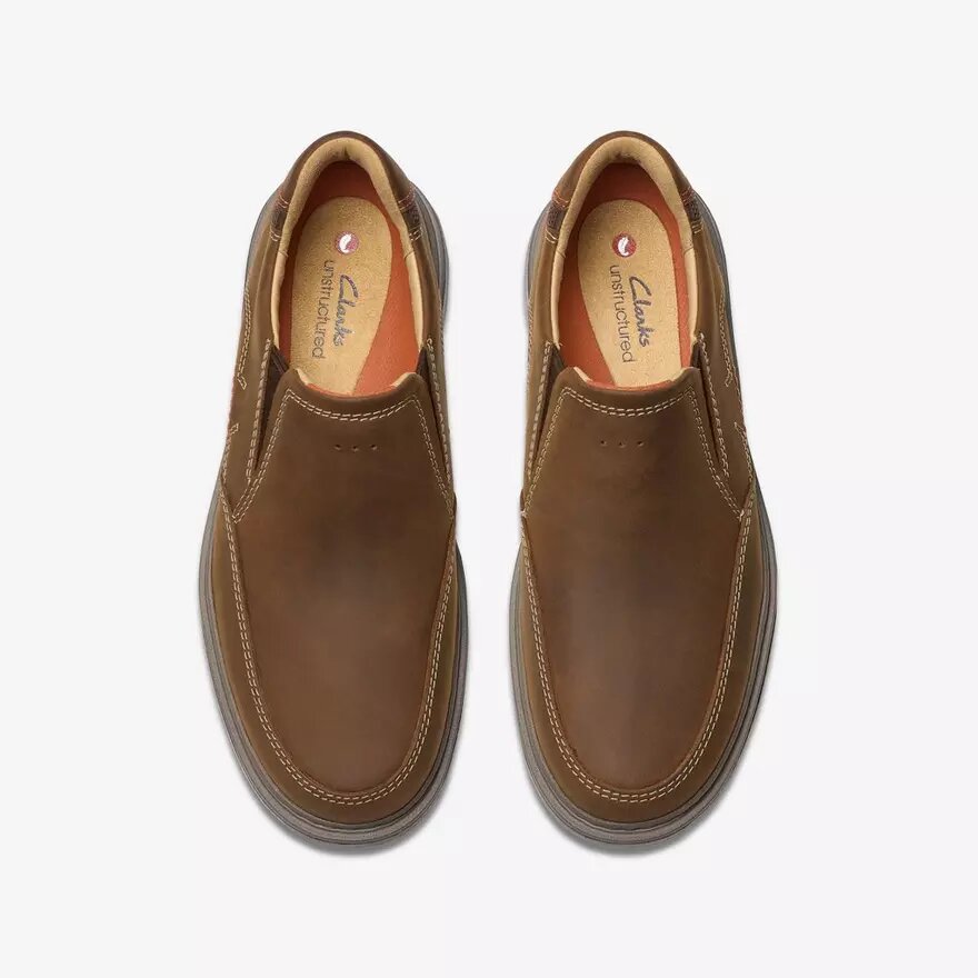 Mocassins pour homme Un Briley Step en cuir ciré | Clark’s Mocassins pour homme Un Briley Step en cuir ciré | Clark’s