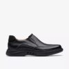 Mocassins pour homme Un Briley Step en cuir noir | clarks Mocassins pour homme Un Briley Step en cuir noir | clarks