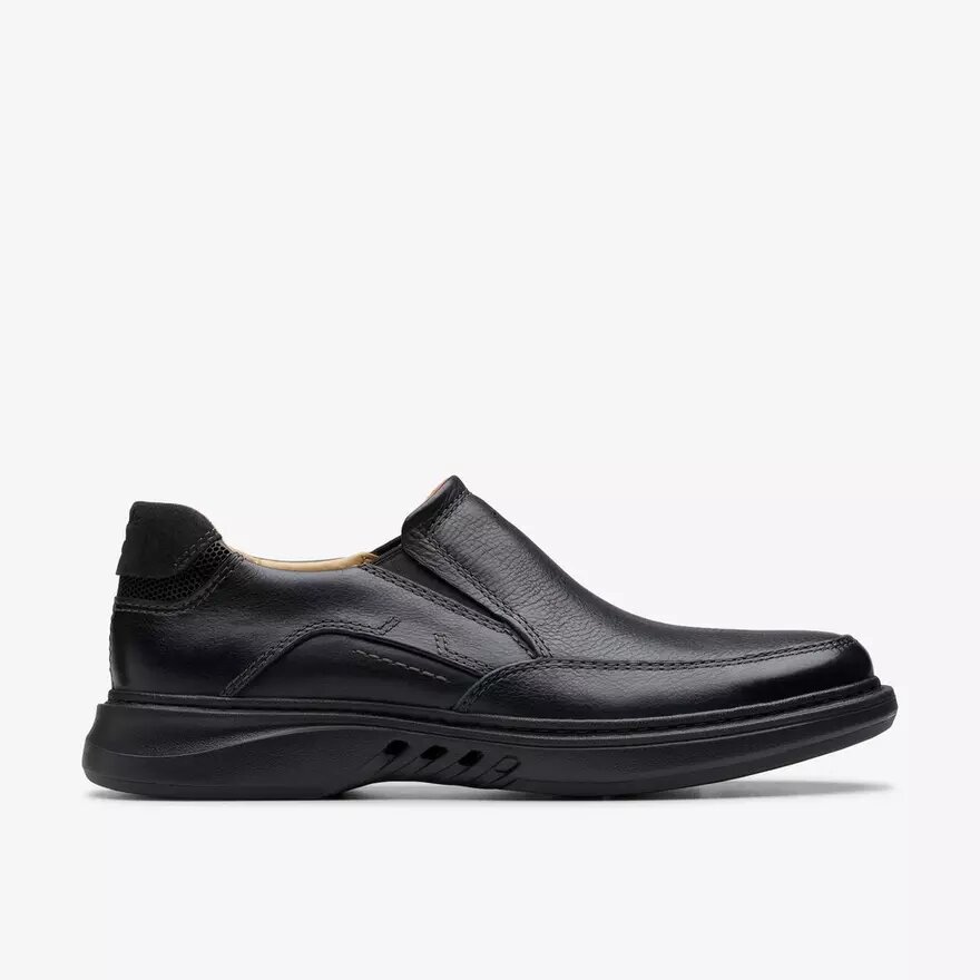 Mocassins pour homme Un Briley Step en cuir noir | clarks Mocassins pour homme Un Briley Step en cuir noir | clarks
