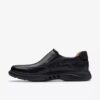 Mocassins pour homme Un Briley Step en cuir noir | clarks Mocassins pour homme Un Briley Step en cuir noir | clarks