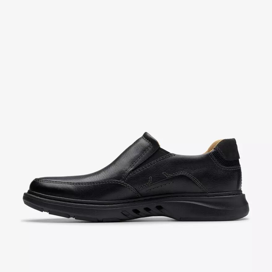 Mocassins pour homme Un Briley Step en cuir noir | clarks Mocassins pour homme Un Briley Step en cuir noir | clarks
