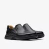 Mocassins pour homme Un Briley Step en cuir noir | clarks Mocassins pour homme Un Briley Step en cuir noir | clarks