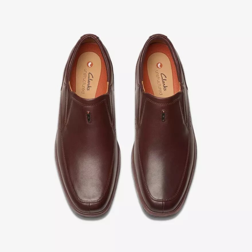 Mocassins pour homme Un Kendric Go en cuir acajou | clarks Mocassins pour homme Un Kendric Go en cuir acajou | clarks