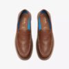 Mocassins sans lacets Flexway Step en cuir marron clair pour homme Mocassins sans lacets Flexway Step en cuir marron clair pour homme