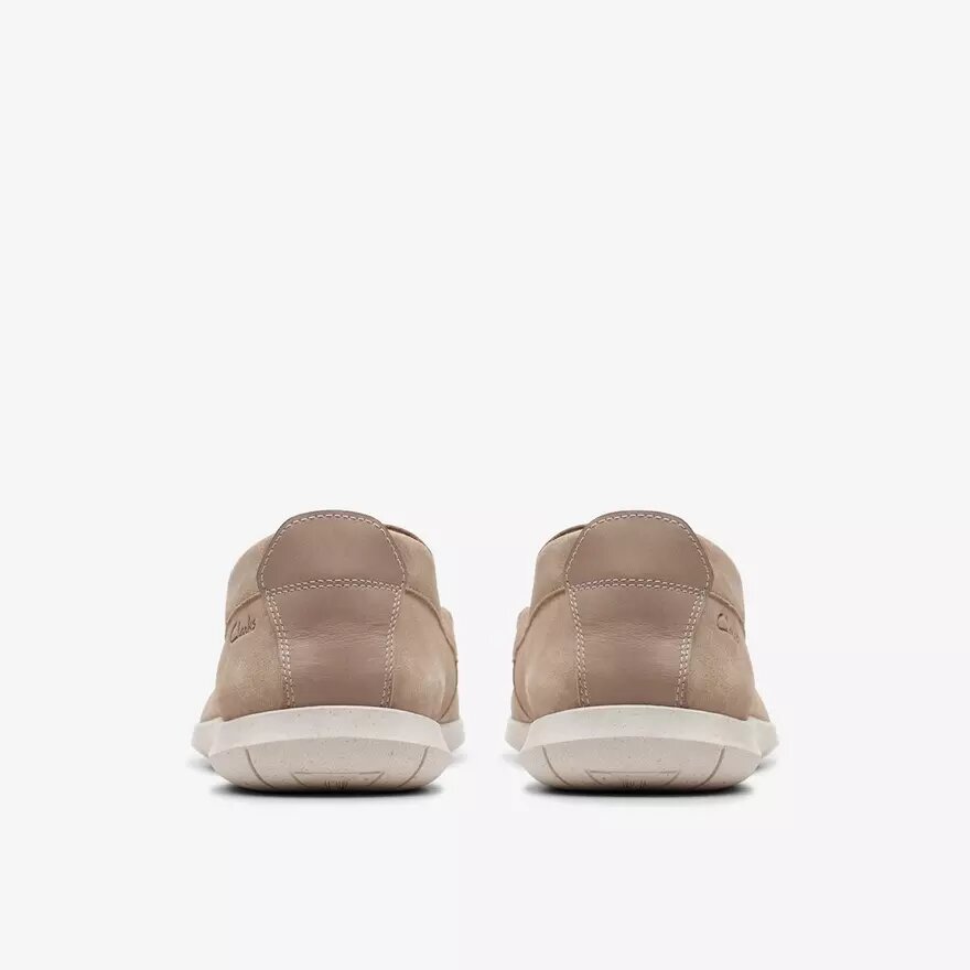 Mocassins sans lacets Flexway Step en daim couleur sable pour homme Mocassins sans lacets Flexway Step en daim couleur sable pour homme