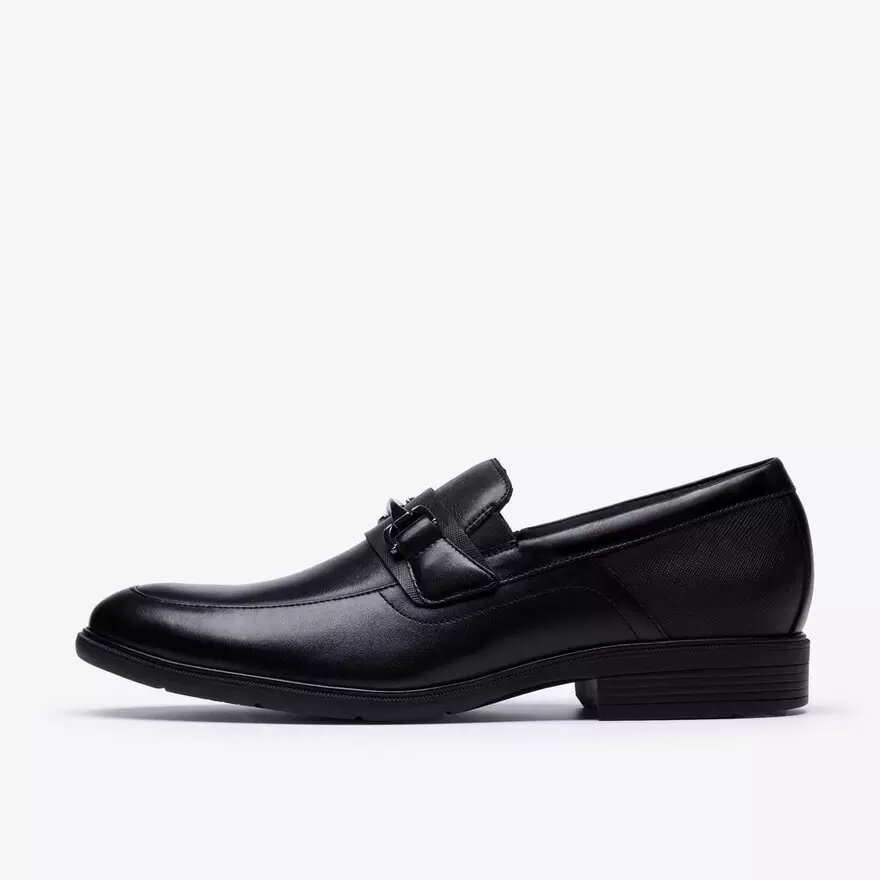 Mocassins Steadwell Bit en cuir noir pour homme Mocassins Steadwell Bit en cuir noir pour homme