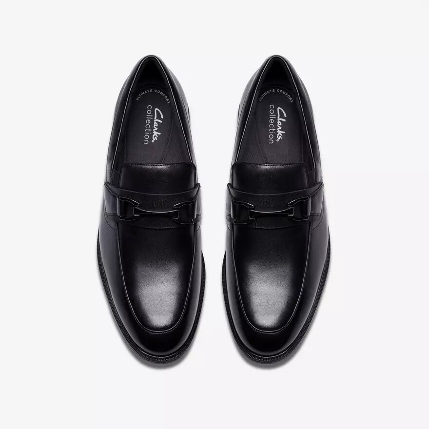 Mocassins Steadwell Bit en cuir noir pour homme Mocassins Steadwell Bit en cuir noir pour homme