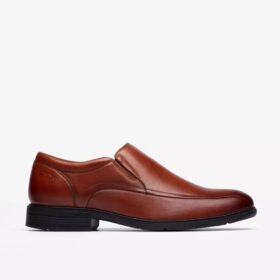 Mocassins Steadwell Step pour homme en cuir brun foncé