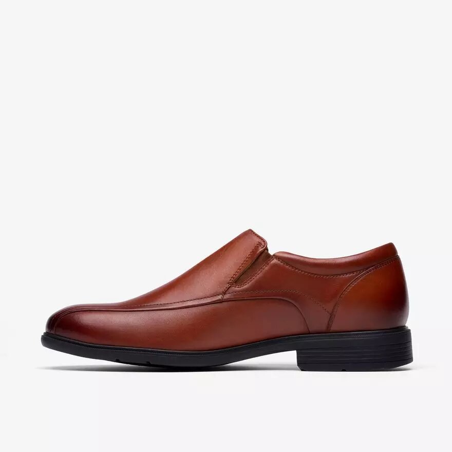 Mocassins Steadwell Step pour homme en cuir brun foncé Mocassins Steadwell Step pour homme en cuir brun foncé