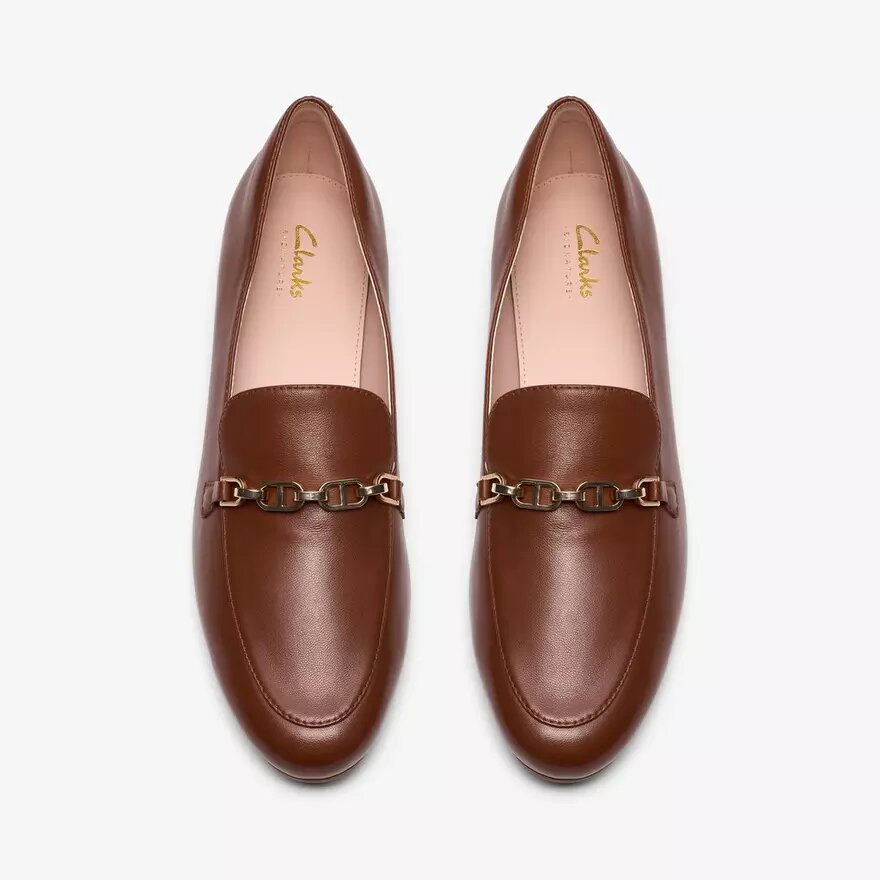 Mocassins Tamna Iris en cuir beige pour femme Mocassins Tamna Iris en cuir beige pour femme
